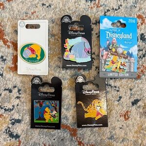 🍯 Disney Parks Winnie the Pooh Limited Edition 5-Pin Set 🍯